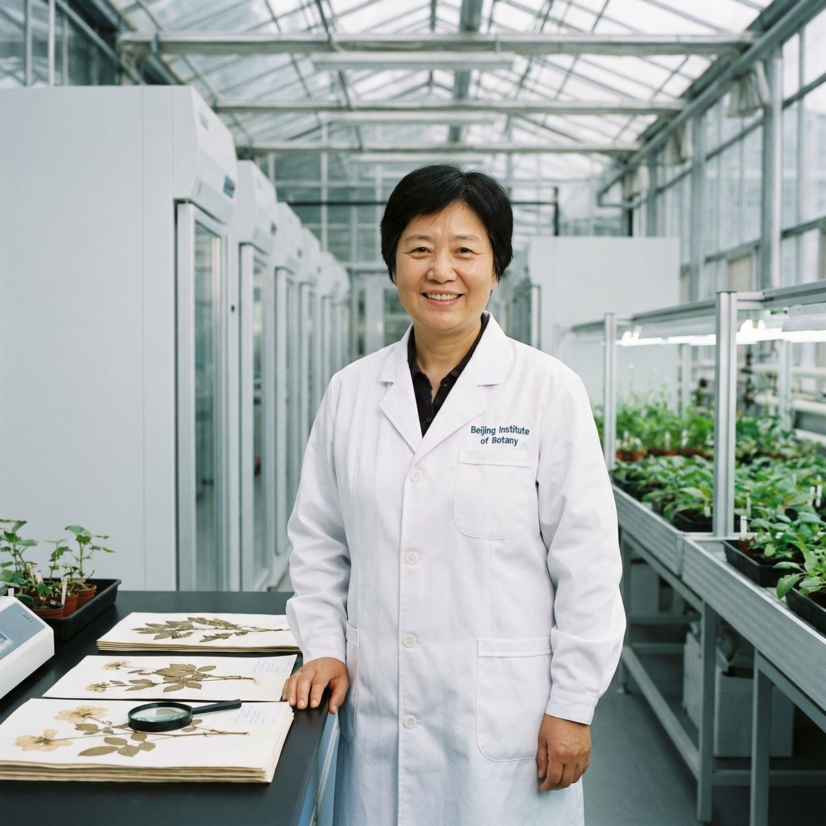 国产视频植物研究员王淑华